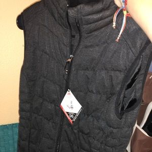 Black winter vest